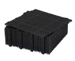 Home Depot Interlocking Black Square Floor Tiles (3 Boxes) New. Price: $79.50.