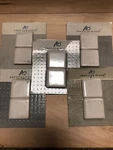 Lot 10 American Olean Starting Line Ceramic Bullnose Tile 2" X White Gloss New. Price: $18.99.