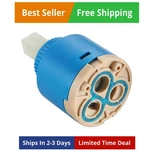 35MM Ceramic Faucet Cartridge Replacement Single-handle Kitchen & Bath Drip-free New. Price: $11.56.