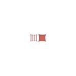 Patio Premier 254024W Toss Pillow, Red Striped, 16 X In. - Quantity New. Price: $34.00.