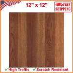 Tivoli Self Adhesive Vinyl Floor Tiles, 45 - X 12", Medium Oak Plank New. Price: $37.01.