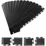 Male Garage Floors Transition Kit, 12 Edges And 4 Corners, Sturdy Pvc Inter New. Price: $35.78.