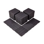 Vevor Interlocking Deck Tiles 54 Pack 12"X12" Waterproof For Porch Dark Brown New. Price: $106.99.