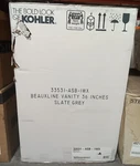 Cl Kohler Freestanding Single-sink Vanity K-33531-ASB-1WX Open. Price: $928.00.