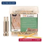 T.k.excellent Deck Screws Inch Wood #10 3, 315 Pcs, Rust Resistant New. Price: $37.35.