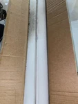 Vanityfus VF-MT89-43A 43" Carrara White Stone Backsplash Open. Price: $62.99.