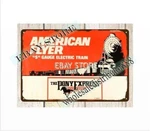 Accent Wall Art American Flyer Pony Express Passenger Train Railroad Tin Sign New. Price: $19.68.