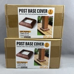 Bitals 2 Packs 4 Pc. 5.5 X Aluminum Post Base Covers Dark Burlywood - New. Price: $28.75.