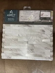 Metal And Composite Peel Stick Backsplash Marble Shine New. Price: $12.00.