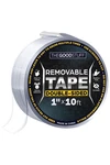 The Good Stuff Double Sided Tape Heavy Duty 1" X10FT' Transparent Nano New. Price: $10.98.