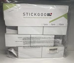 Stickgoo Premium Peel & 3D Wall Tile Panels 10 Sheets White W/gray Grout New. Price: $19.99.