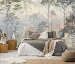Toolhom Hazy Forest Mural, Abstract Nature Landscape Wallpaper, Backgrou... New. Price: $365.04.