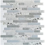 ART3D 10SHEETS Peel And Stick Brick Kitchen Backsplash Self-adhesive Wall Tile Open. Price: $29.99.