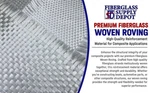 Fiberglass Supply Depot Woven Roving 18 Oz, Plain Weave Multicolor New. Price: $42.99.