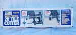 Florcraft Auto Force Tile Cutter 20" Multi-purpose PC2120A Cuts X Used. Price: $38.52.
