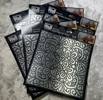 6X Silver Inked Garden Tile Main Wall Creations Peel & Stick Removable Decal New. Price: $8.49.