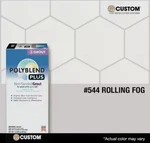 Custom Building Products Polyblend Plus #544 Rolling Fog Non-sanded Grout 10 Lb New. Price: $21.99.