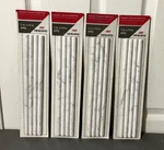 (4X) Mohawk Jolly Sorento Ceramic Wall Trim 1/2" 12" (white Marble) - 16' Ttl. New. Price: $50.00.