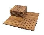 Pro Space 12 In. X Square Acacia Wood Interlocking Flooring Deck Tile New. Price: $66.99.