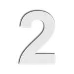 Qt Modern House Number - Extra Large 10 Inch Brushed Stainless Steel (numbe... New. Price: $42.82.