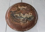 Vintage Continental Spare Tire Cover Plate Paint Wall Art Bruce's Customs Used. Price: $199.00.