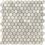 Emser Tile M05METR1212M1HV2 Marble - 12" Hexagon Geometric Off White New. Price: $74.54.