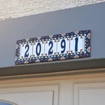 Hand Painted Talavera House Number Tile Mexican Ceramic Address Sign Custom New. Price: $12.00.