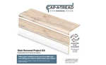 Cap-a-tread Stair Renewal System 2-PACK Navarra Maple + Reversible Riser. Price: $40.00.