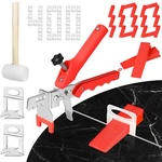 Leveling System 1/8 Inch With Plier And Rubber Hammer - 400PCS Tile... New. Price: $34.56.