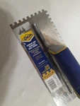 Qep 1/4 In. Mega Grip Stainless Steel Trowel Used. Price: $9.99.
