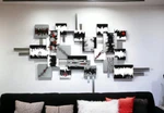 Touch Of Red Abstract Modern Wall Sculpture, Square 68X40 ART69 New. Price: $552.49.
