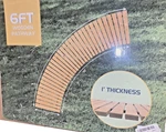Reliancer 6' Wooden Garden Pathway Outdoor Roll Cedar Curved Walkway New. Price: $30.95.