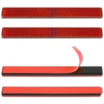 Stick-on Rectangular Reflectors Red Safety 6.53 Inch Motorcycle Sticke New. Price: $18.63.