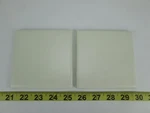Lot Of 2 New Old Stock Daltile Ceramic Almond X735 4-1/4" Bullnose Skum Open. Price: $22.99.