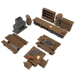 Deluxe Tavern Miniature Terrain Set For Tabletop Role Playing Games, 28MM Sca... New. Price: $57.69.