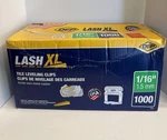 Qep Xl Tile Leveling Clips 1/16" Plastic White 1000 Pack New. Price: $49.00.
