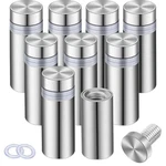 8 Pcs Sign Standoff Screws Advertising Stainless Steel Wall Moun New. Price: $17.80.