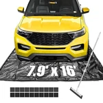 Yescom 7'9"X16'/8'6"X20' Containment Mat Garage Floor For Snow Mud Rain Closeout New. Price: $69.90.