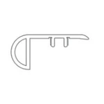 Shaw PCST6-PURVIEW20 94" Vinyl Overlap Stairnose Cast Core New. Price: $81.76.