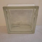 Vintage Glass Block Mulia Clear Wave Swirl Pattern 75" 4" Germany Rare Used. Price: $26.95.