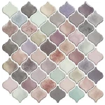 Stickgoo Pink Arabesque Peel And Tile, X12 Self-adhesive New. Price: $80.55.