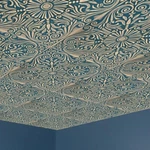 Ceiling Tiles, Glue Up X 20", Decorative, Foam, Astana Gold Green, 40 Pieces New. Price: $130.00.