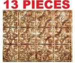 13 Fasade 18.25 X 24.25 In Bermuda Bronze Traditional Style Pvc Backsplash Panel New. Price: $260.00.