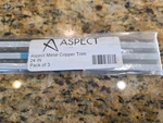 24" Aspect Backsplash Copper Metal Edge Trim Kit New. Price: $27.95.