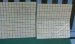 Sheet 196 Mediterranean Iridescent Pearl Premium Glass Mosaic Tiles 20MM Gqs New. Price: $7.00.
