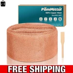 Copper Mesh Rodent Control, 5IN X 32FT Wool For Hole Blocking New. Price: $14.99.