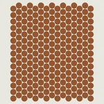 Shaw 588TS Technicolor Dreams - 12" X Circle Penny Floor And Sienna New. Price: $30.99.