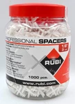 Rubi 1000 Tile Spacers 1/16" 1.5MM White Professional Spain 02280 New. Price: $12.74.