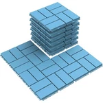 Plastic Interlocking Deck Tiles, Outdoor Patio Flooring, " New. Price: $44.95.