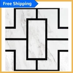 Affordable Retro Vinyl Floor Tiles - 12X12 Peel And Stick 10 Square Feet New. Price: $26.99.